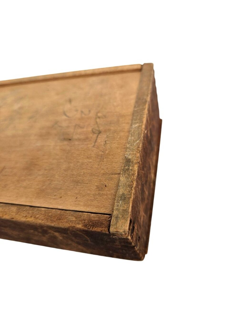 Antique 1890s Tiddledy Winks Wooden Sliding Lid Box Victorian Card Games - Picture 13 of 16